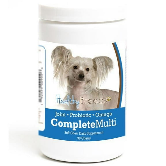 Healthy Breeds  Chinese Crested all in one Multivitamin Soft Chew - 90 Count