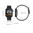 thumbnail image 5 of Reloj Deportivo Digital Led Reloj Electrónico Para Niños Impermeable Cómodo Reloj Cuadrado Con Pantalla Táctil Yuarrent EL017232-03, 5 of 5