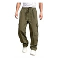 thumbnail image 1 of Pantalón Casual Holgado Con Múltiples Bolsillos Para Hombre, 1 of 8