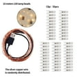thumbnail image 3 of ZheElen LED Photo Clip Lamp Bright Hanging Plastic String Light, 10M 50 Clips warm 10M 1Set, 3 of 6