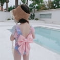 thumbnail image 6 of Kid Baby Girls Mermaid Bowknot Swimwear Swimsuit Bikini Set Bathing Suit Costume, 6 of 9
