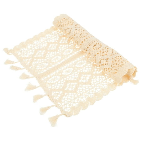

1pc Creative Cotton Table Runner Hollow Table Runner Lace Table Runner