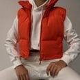 thumbnail image 3 of Shiyifa Veste Courte à Col Montant avec Fermeture Éclair pour Femmes, 3 of 6
