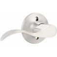 thumbnail image 1 of Satin Nickel Door Handle Interior Brushed Nickel Passage Door Lever for Hall and Closet Keyless Door Lock Set Reversible for Left Right Sided Doors Leverset Handleset, 1 of 6