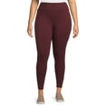 thumbnail image 5 of Terra & Sky Women's Plus Size Leggings, 2-Pack, Sizes 0X-5X, 5 of 5