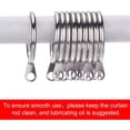 thumbnail image 2 of 40 Pcs Metal Curtain Ring For Curtains And Poles,dangling Sliding Eyelet Ring 32 Mm Inner Diameter, 2 of 5