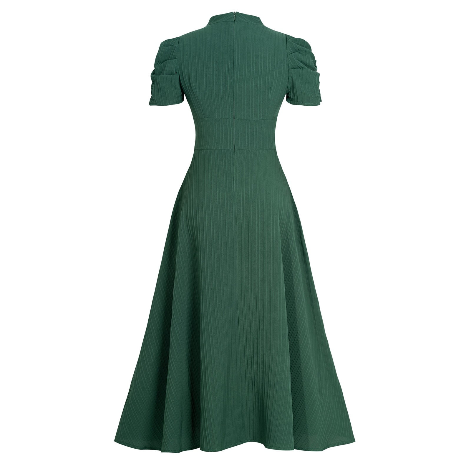 Women's Short Sleeve Dress High Waist V Neck Puff Sleeve Dresses Wedding Guest Formal Evening Party Maxi Dress Woman Dresses Casual Long Sleeve Dresses Casual for Women Petite Dresses for Women Summer