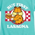 thumbnail image 3 of Garfield - But First, Lasagna - Toddler And Youth Girls Short Sleeve Graphic T-Shirt, 3 of 5