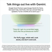 Google Home Speaker - Smart Speaker with 360 - Degree Sound and Gemini For Home Voice Assistant - Hazel