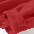 thumbnail image 5 of Guluxicc Sweaters for Women Casual Crewneck Long Sleeve Knit Pullover Sweaters Solid Color Fall Winter Tops Lightweight Outfits, Orange, M, 5 of 6