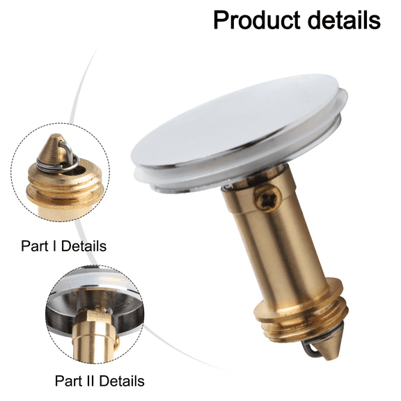 Drain Stopper Bathroom Sink Drain Stopper Home Bathroom Silver gold Temperature Range -40 C To 120 C Smooth Surfaces
