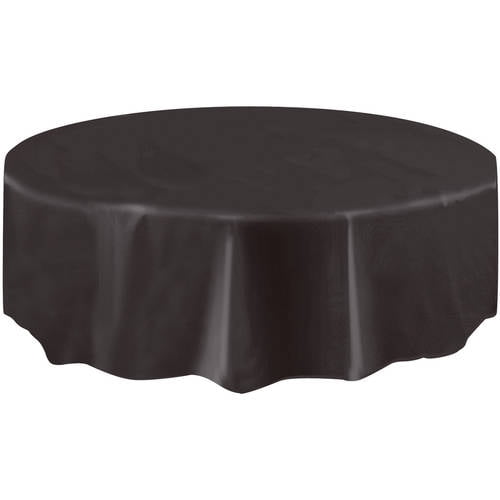 Black Temptation Set of 10 Round Table Chinese Style Plastic Tablecloths Hotel/Party Tablecloth 