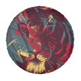 thumbnail image 7 of TEQUAN Universal Waterproof Spare Tire Cover, Dustproof Sun Protection Grunge Tropical Jungle Tiger Pattern Wheel Cover, 16 inch, 7 of 7
