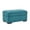Teal, variant on Roundhill Furniture Clareen Upholstered Ottoman, Sunflower