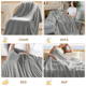 thumbnail image 3 of Cobija, Cobija Suave de Jacquard de 260GSM para Sofá, Mantas Peludas de Tejido Waffle para Decoración Del Hogar, Mantas Ligeras y Cálidas para Cama, Sofá, Oficina y Viajes, 3 of 7