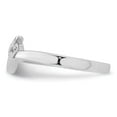 thumbnail image 5 of Auriga Fine Jewelry 925 Sterling Silver Rhodium Plated CZ Ring for Women Size 8, 5 of 6