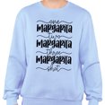 thumbnail image 2 of One Margarita Two Margarita Sweatshirt Unisex X-Large Light Blue, 2 of 5