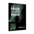 thumbnail image 4 of Scripture Walls Only by Pride Proverbs 13:10 Bible Verse Canvas Christian Wall Art Ready to Hang Unframed, 4 of 9