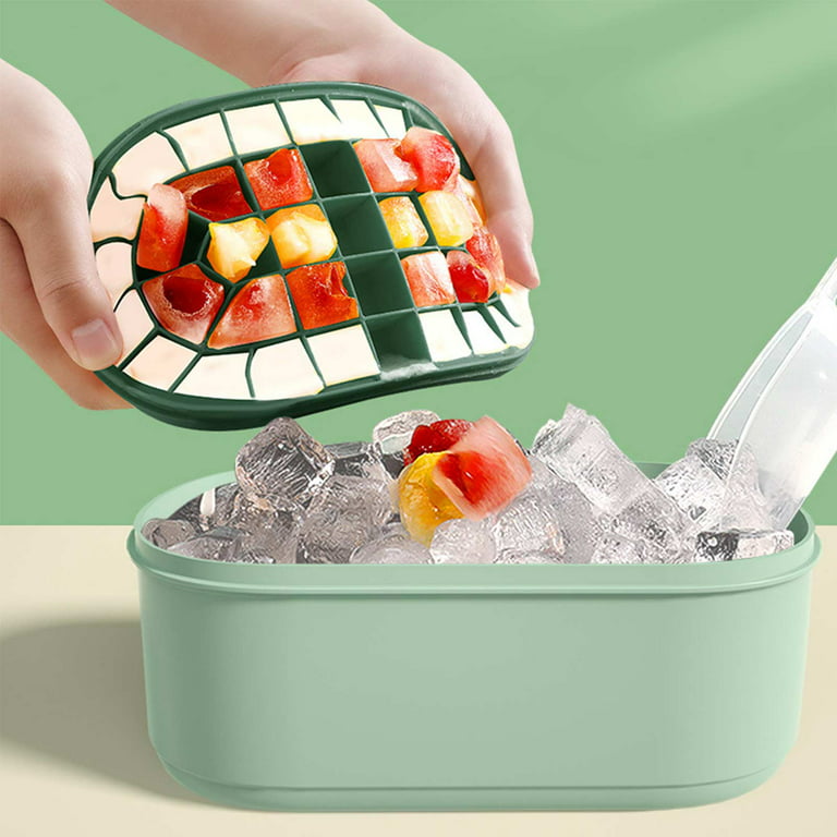 Utility】 Ice Bowl Mold Ice Maker for Summer Fruit Salad Iced Cold Noodles  Large Capacity Ice Cube Mold Food Grade Household Ice Container