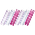 thumbnail image 3 of HLONK 6pcs Plastic Circle Knitting Gauge Ruler Metric Measure Tool, 3 of 6