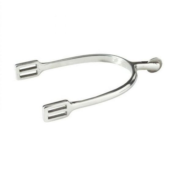 HORZE Round Wheel Spurs - Silver - M