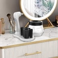 thumbnail image 1 of Limpiador de brochas de maquillaje y máquina secadora, cepillo giratorio automático cosmético eléctrico, lavado profundo de la mayoría de los tamaños Blanco Salvador Limpiador de brochas de maquillaje, 1 of 9