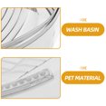 thumbnail image 2 of Minkissy 1Set Plastic Wash Board Basin for Bathroom Use Daily Laundry 13X12.8X3.9in, 2 of 7