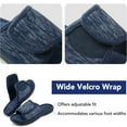 thumbnail image 5 of Sofora by RockDoves Men's Adjustable Wrap Memory Foam Slide Slipper, 5 of 6