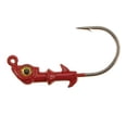 thumbnail image 2 of D.O.A. Lures C.A.L. Jig Heads, 3/8 oz, Red/Gold, 3 Pack, 2 of 5