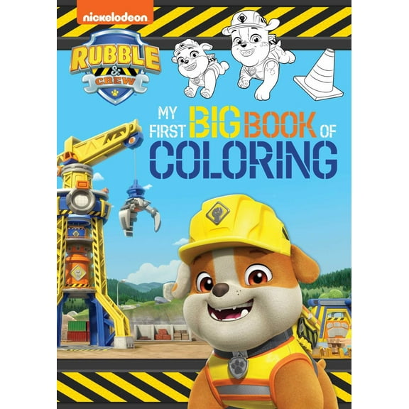 Rubble and Crew: My First Big Book of Coloring (a Paw Patrol Rubble and Crew Nickelodeon Coloring Book for Kids), 192 pages (Paperback)