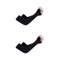 thumbnail image 3 of Guardurnaity 1 par de protección refrigeración mangas de brazo de seda helada seguridad Fitness Body Building protector solar para correr Negro 2piezas, 3 of 6