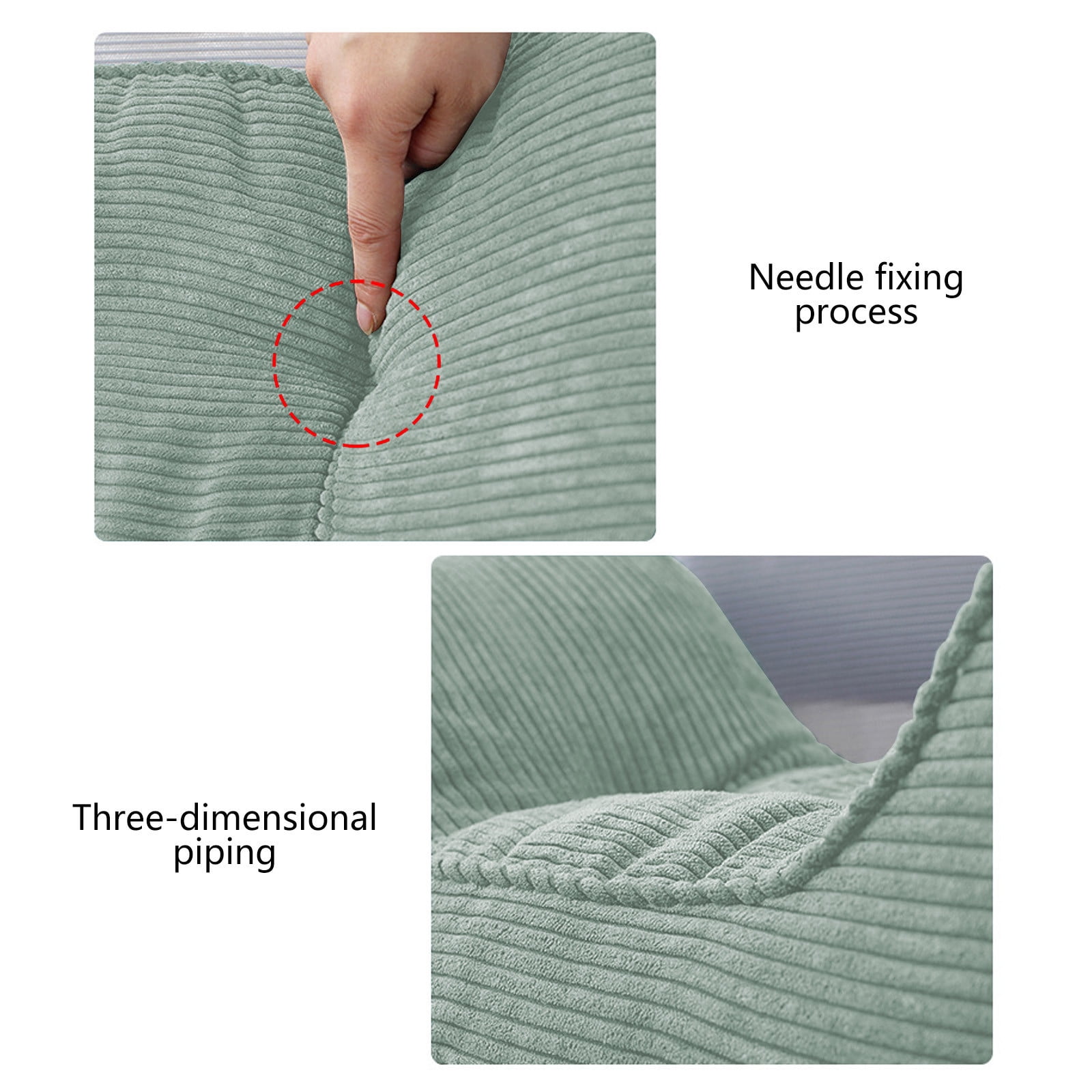 Corduroy Cushion Cushion Nap Cushion Sofa Bed Cushion Small Office Cushion Soft Seat Lumbar Cushion Portable Resting Cushion
