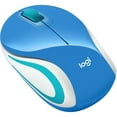 thumbnail image 3 of Logitech M187 Ultra Portable Wireless Mouse, USB Nano Receiver, Blue, 3 of 5
