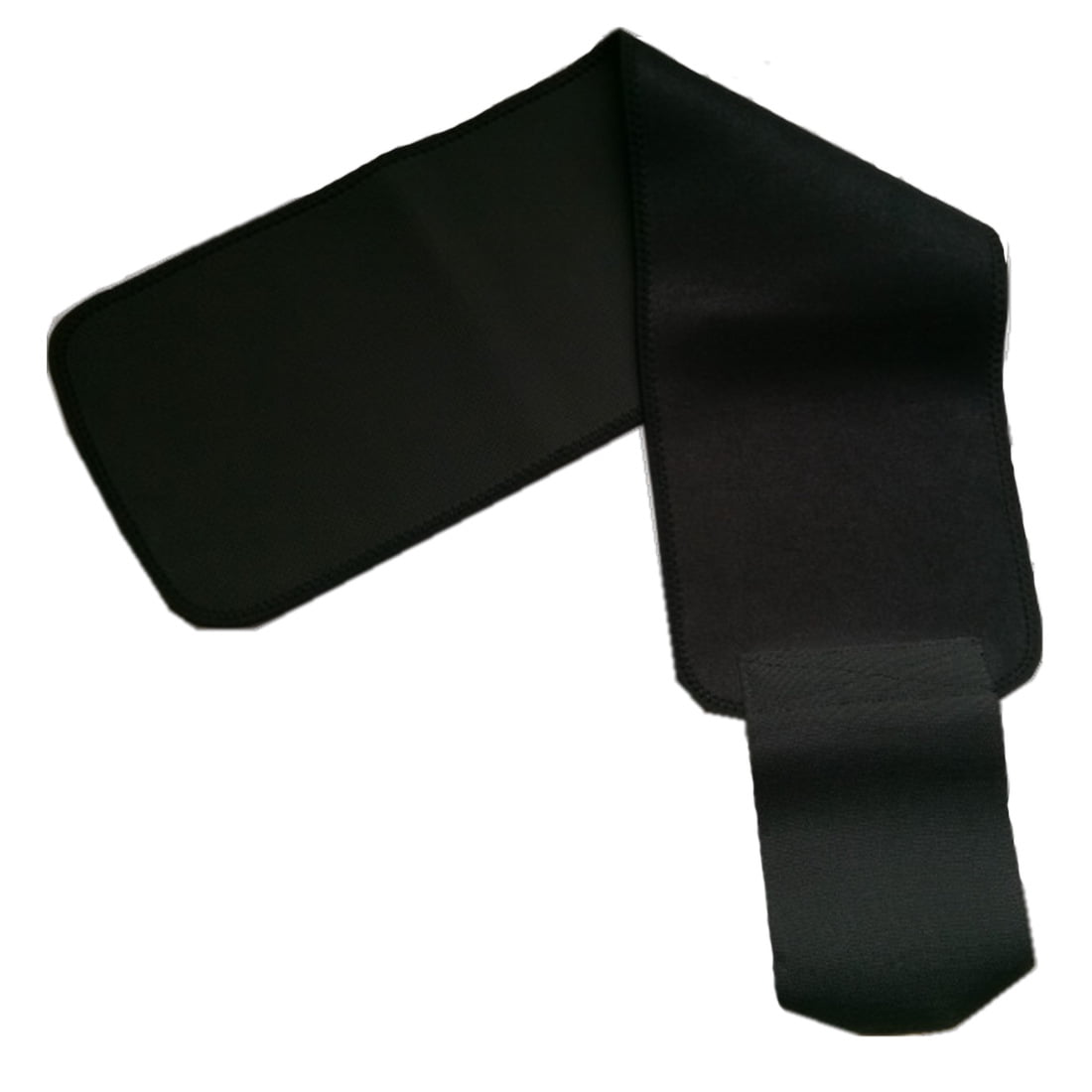 Waist Trimmer Belt Slim Body Sweat Wrap for Stomach and Back Lumbar Support(Black)