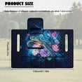 thumbnail image 7 of FKELYI Golf Cart Seat Cover Universal Fit Foldable Golf Cushion Seat Towel Blanket with Pockets, Quilted Padding, Easy to Transport & Clean, Starry Flower Turtle Butterfly Print, 7 of 7