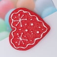 thumbnail image 6 of Clispeed Christmas Fridge Magnets Resin Heart Decor Assorted Color Refrigerator Stickers 2Pcs, 6 of 6