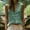 Green, variant on Olyvenn Sleeveless Linen Tops for Women Boho Button Down Shirt Collared Cotton Linen Blouse Casual Office Shirts Basic Tanks Navy XXL