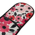 thumbnail image 4 of Yayeee Double Oven Mitt Kitchen Heat Resistant Baking 35" x7" Quilted Glove, Pink and Red Flowers, 4 of 6