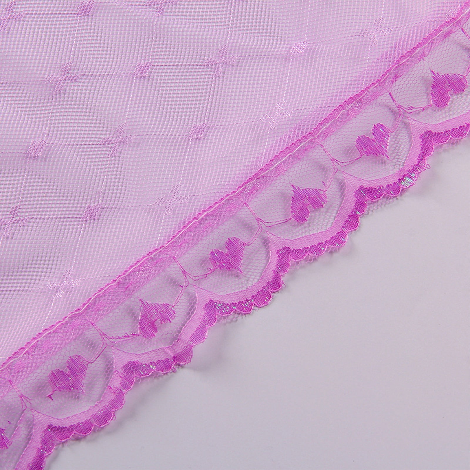 PureCasa Mosquito Net Bed Canopy for Girls, Round Hoop Sheer Bed Canopies for Kid Room Bedroom, Dome Mosquito Netting Tent Twin Size, Side Opening, Dreamy Home Decor, 61"x83"x79", 1PC, Purple