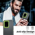 thumbnail image 6 of Compatible for Samsung Galaxy S20 Ultra Case: Heavy Duty 3 in 1 Samsung S20 Ultra Case, Military Grade Shockproof Phone Case Cover for Samsung Galaxy S20 Ultra (Green+Grey), 6 of 12