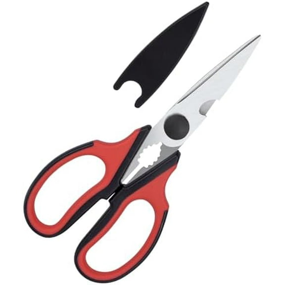 Left Handed Kitchen Scissors, Bailaipor Left Hand Kitchen Poultry Shears Tools All Purpose Heavy Duty$$Home Decor, Kitchen, & Other
