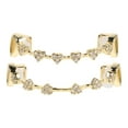 thumbnail image 1 of CTIRCHIU 1 Set Plated Rhinestone Grill Golden Design Teeth Accessory For Women Hip Hop Enthusiasts, 1 of 8