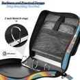 thumbnail image 4 of FORMRS Zipper Binder with Shoulder Strap 2-inch Ring 500 Sheet Capacity File Bag, Rainbow with Stars, 4 of 5