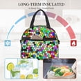 thumbnail image 5 of Goofa Colorful Tie Dye Stained Glass Pattern Lunch Bag ,Insulated Lunch Box, Small Leakproof Cooler Food Lunch Containers Reusable High Capacity Lunch Tote Bags, 5 of 8