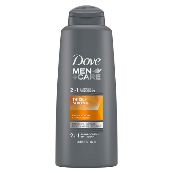 2X - Dove Men Care 2 in 1 Shampoo   Conditioner - Thick   Strong - 20.4 oz