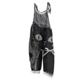 thumbnail image 2 of Womens Halloween Linen Jumpsuits Plus Size Sleeveless Print Loose Wide leg Rompers, 2 of 5