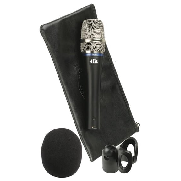 Heil Sound PR 22 UT Dynamic Utility Microphone for Live Music, Podcast, and Recording Black