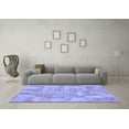 thumbnail image 3 of Ahgly Company Indoor Square Patchwork Blue Transitional Area Rugs, 7' Square, 3 of 4