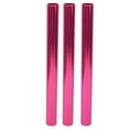 thumbnail image 1 of piezas de bastón de relevo de aleación de aluminio para atletismo, carrera, juego deportivo, color rosa, 1 of 14
