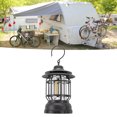 thumbnail image 1 of Portable LED Camping Lantern with Retro Hanging COB Emergency Light, Battery Powered, ABS Material, 360 Omnidirectional Beam, Hangable Hook Design for Outdoor Travel and Camping, 1 of 8